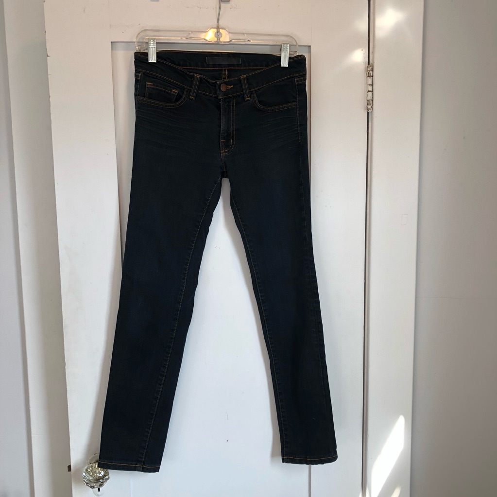 J Brand Dark Blue Relaxed Fit Jeans J Brand Dark Blue Relaxed Fit Jeans